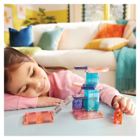 MAGNA-TILES Cat Tree, set magnetic​ - poza 2