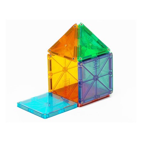 Magna-Tiles Clear Colors set magnetic (32 piese) - poza 4