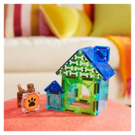 MAGNA-TILES Dog House, set magnetic - poza 2