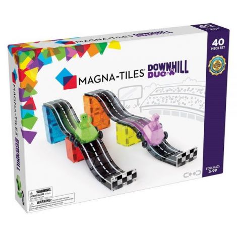 MAGNA-TILES Downhill Duo, set magnetic 40 piese - poza 1