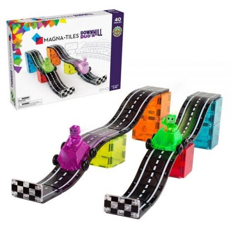 MAGNA-TILES Downhill Duo, set magnetic 40 piese - poza 2