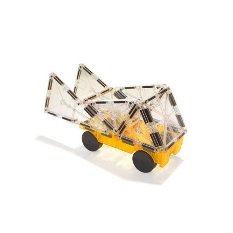 MAGNA-TILES Extensie, 2 masinute Galben si Verde - poza 3