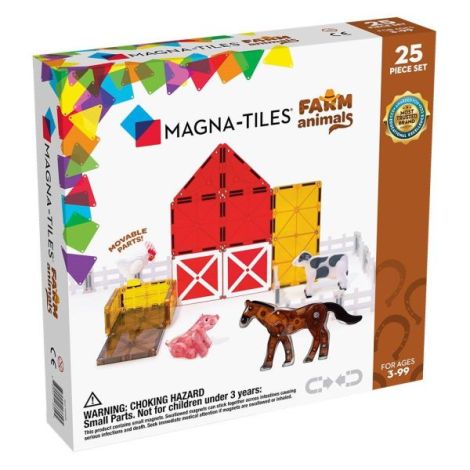 MAGNA-TILES Farm Animals, set magnetic - poza 1