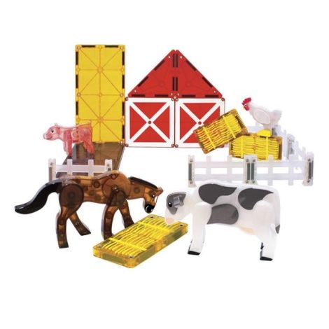 MAGNA-TILES Farm Animals, set magnetic - poza 2
