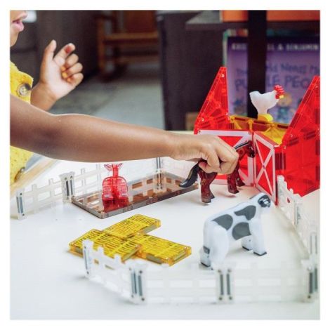 MAGNA-TILES Farm Animals, set magnetic - poza 5
