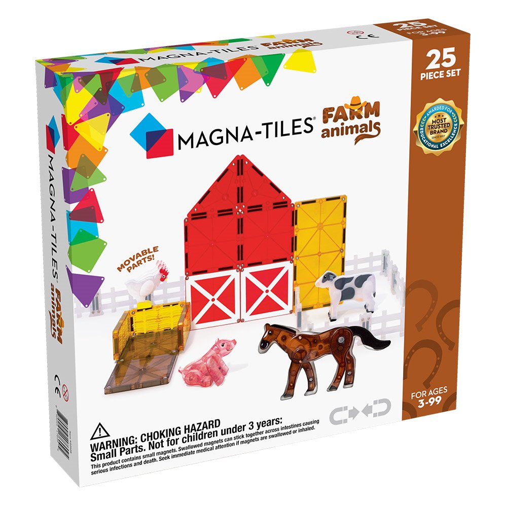 Magna-Tiles Farm Animals, set magnetic multicolor