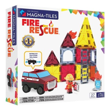 MAGNA-TILES Fire Rescue, 27 piese - poza 1