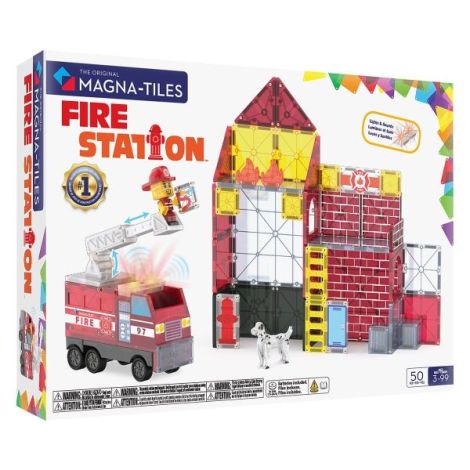 MAGNA-TILES Fire Station, 50 piese - poza 1