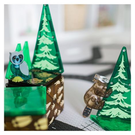 Magna-Tiles Forest Animals, set magnetic - poza 4
