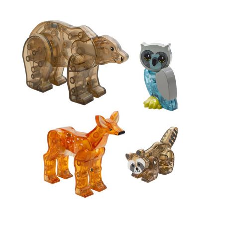 Magna-Tiles Forest Animals, set magnetic - poza 5