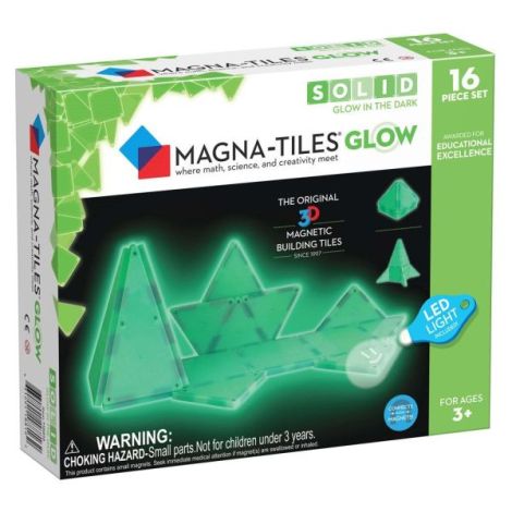 MAGNA-TILES Glow, set magnetic fosforescent - poza 1