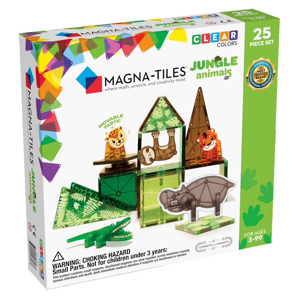 Magna-Tiles Jungle Animals, set magnetic multicolor