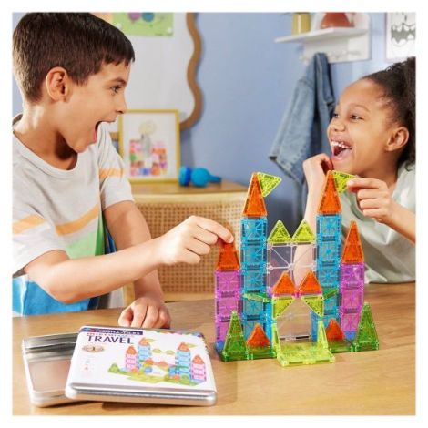 MAGNA-TILES microMAGS Travel Deluxe, 55 piese - poza 2