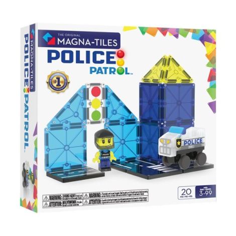 MAGNA-TILES Police Patrol, 20 piese - poza 1
