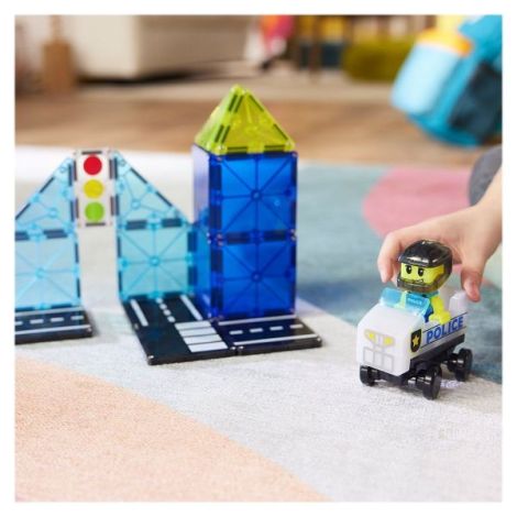 MAGNA-TILES Police Patrol, 20 piese - poza 5