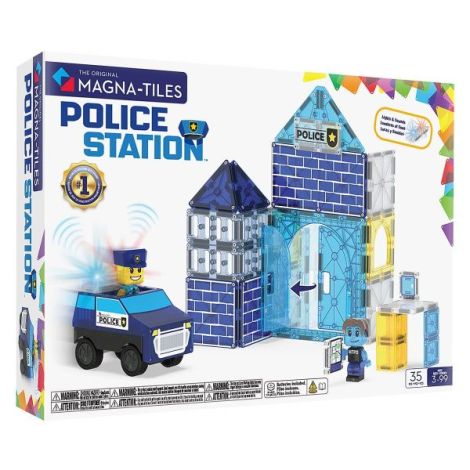 MAGNA-TILES Police Station, 35 piese - poza 1
