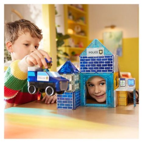 MAGNA-TILES Police Station, 35 piese - poza 2