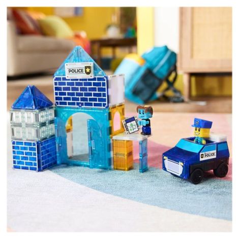 MAGNA-TILES Police Station, 35 piese - poza 5