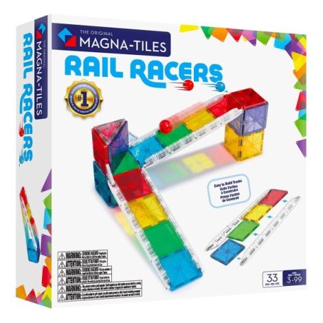 MAGNA-TILES Rail Racers, 33 piese - poza 1