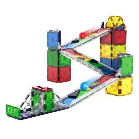 MAGNA-TILES Rail Racers Deluxe, 90 piese - poza 3
