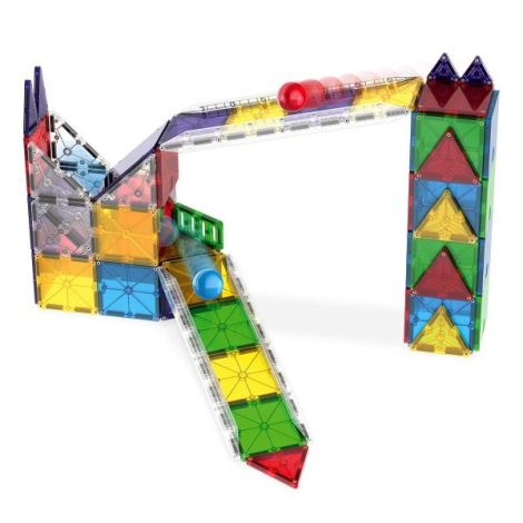 MAGNA-TILES Rail Racers Deluxe, 90 piese - poza 5