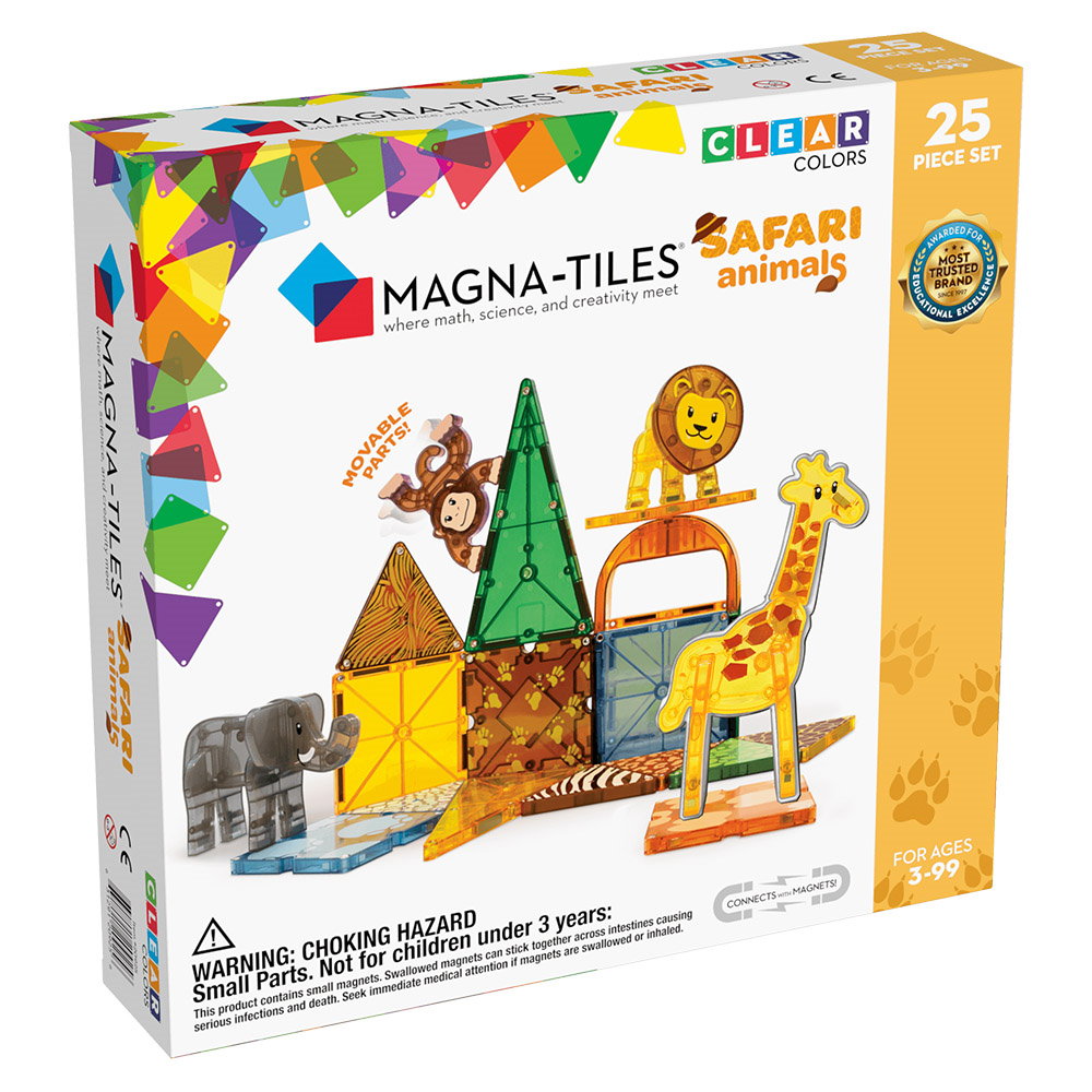 Magna-Tiles Safari Animals, set magnetic multicolor
