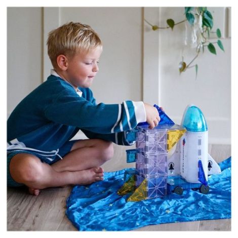 MAGNA-TILES Space, set magnetic - poza 3