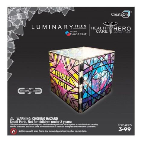 Magna-Tiles Structures, Luminary Heroes, vitralii mari - poza 1