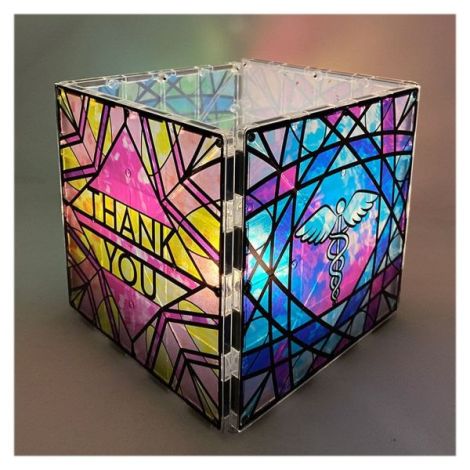 Magna-Tiles Structures, Luminary Heroes, vitralii mari - poza 2
