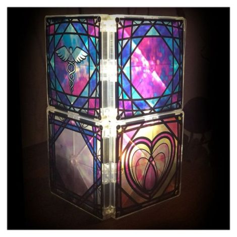 Magna-Tiles Structures, Luminary Heroes, vitralii mici - poza 4