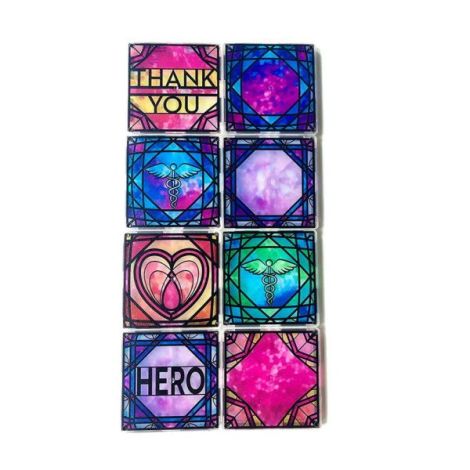 Magna-Tiles Structures, Luminary Heroes, vitralii mici - poza 5
