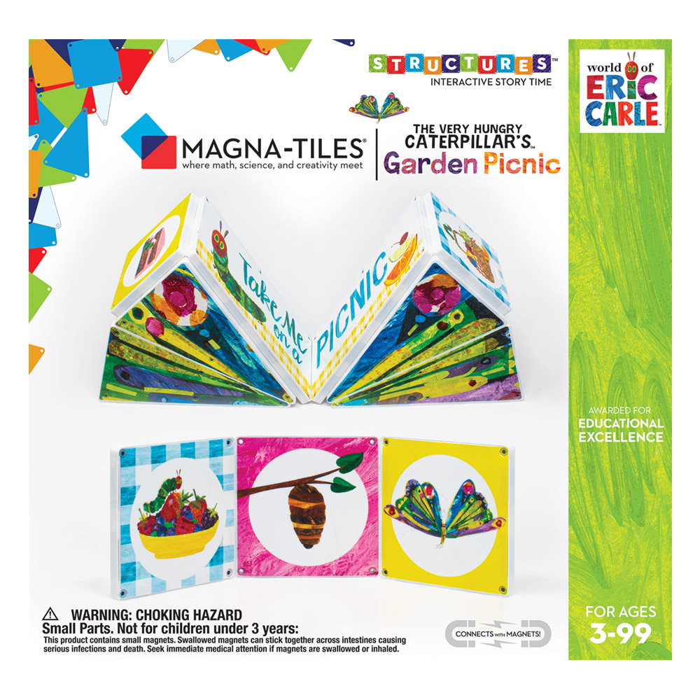 Magna-Tiles Structures, Omida mancacioasa, Garden picnic multicolor