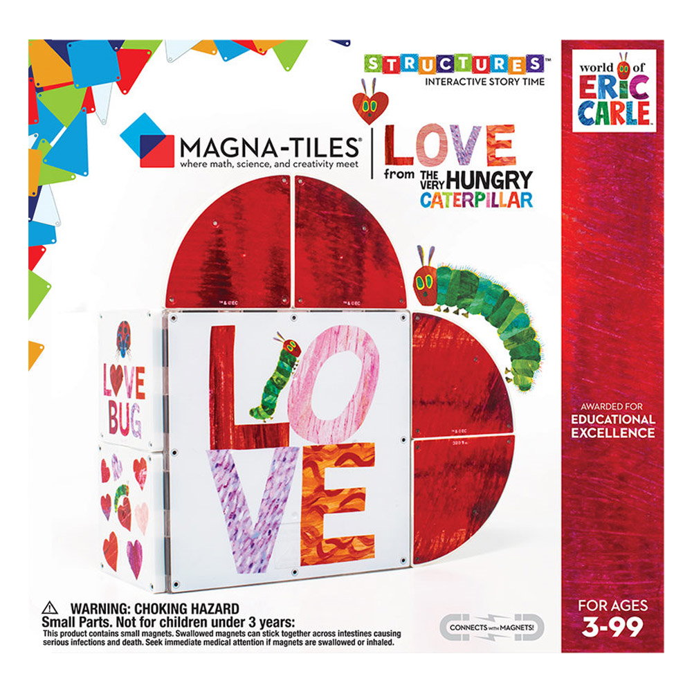 Magna-Tiles Structures, Omida mancacioasa, LOVE multicolor