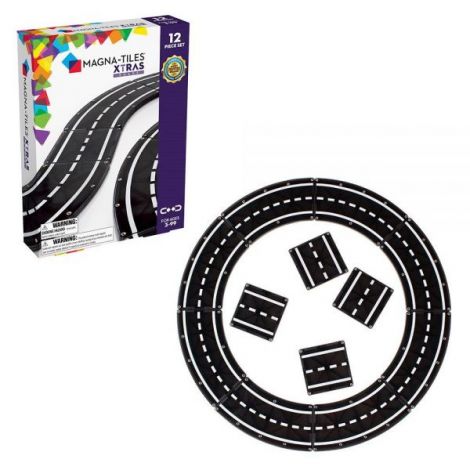 MAGNA-TILES XTRAS Roads, extensie 12 piese - poza 2