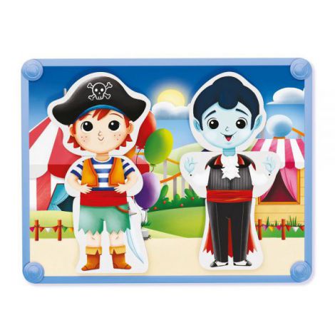Magnetic Dress Up Carnaval, 3 ani+, Quercetti Q04421 - poza 5