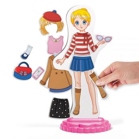 Magnetic Fashion Anna, 5+ ani, Quercetti Q02925 - poza 2