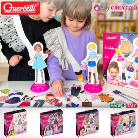 Magnetic Fashion Maggie, 5+ ani, Quercetti Q02927 - poza 5