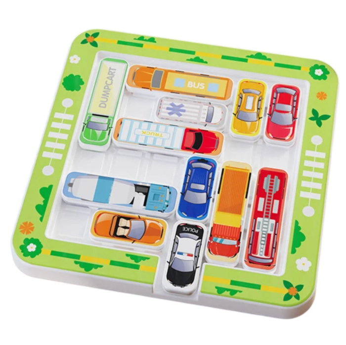 Magnetic Parking Game - joc logic cu masini magnetice, 360 provocari
