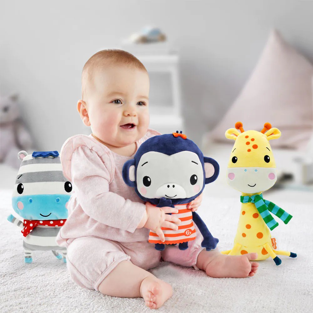 Maimuta de plus pentru bebelusi Fisher Price - poza 2