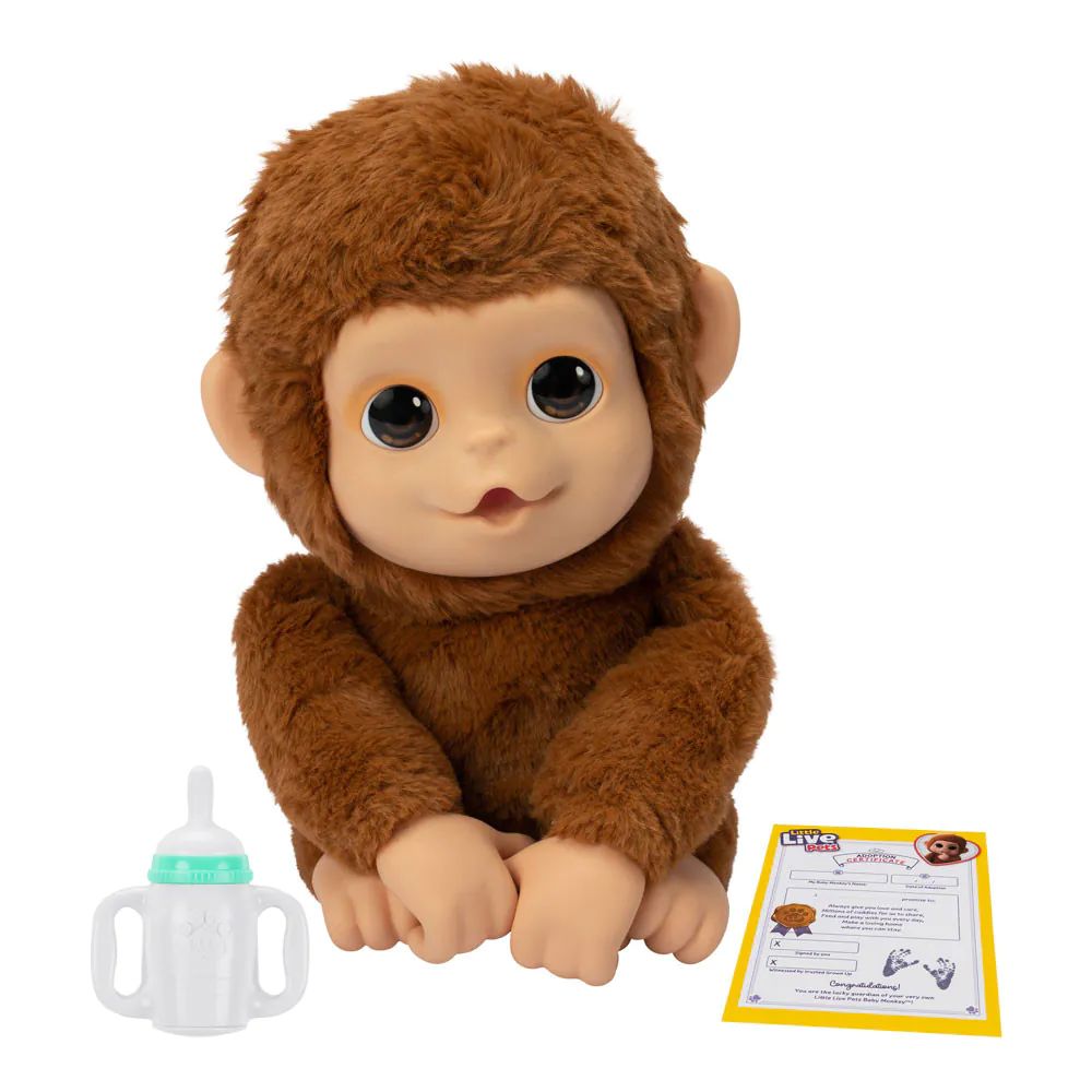 Maimuta interactiva Little Live Pets My Baby Monkey Mango - poza 1