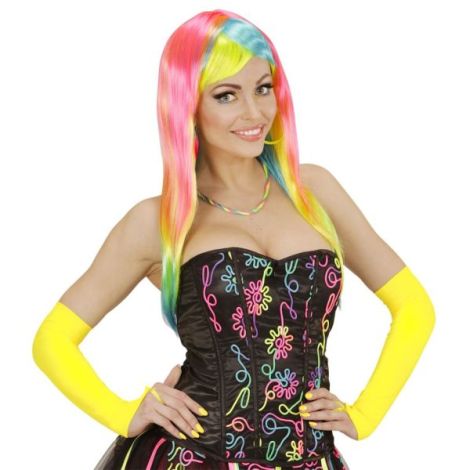 Manusi neon galben fara degete - poza 4