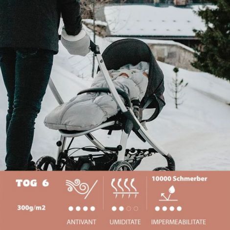 Manusi pentru carucior Beaba Heather Grey - poza 3