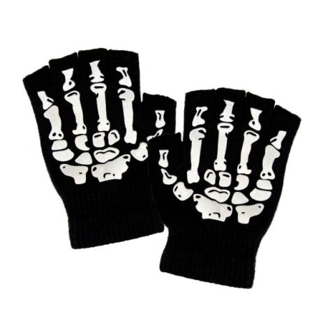Manusi schelet tricot fara degete adult - poza 1
