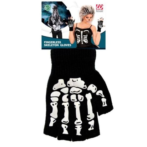 Manusi schelet tricot fara degete adult - poza 3