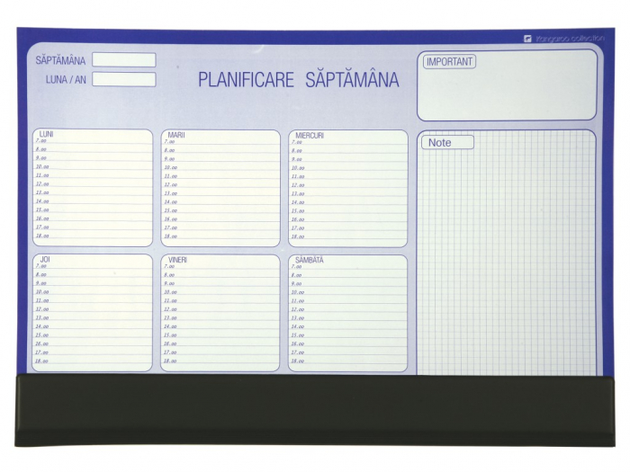 Mapa de birou pentru notite cu 30 file,465x330 mm