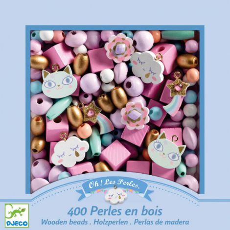 Margele curcubeu, Djeco beads Rainbow - poza 1