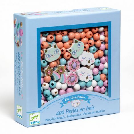 Margele curcubeu, Djeco beads Rainbow - poza 4