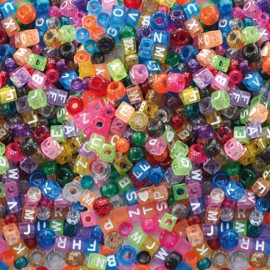 Margele din plastic Litere - poza 1