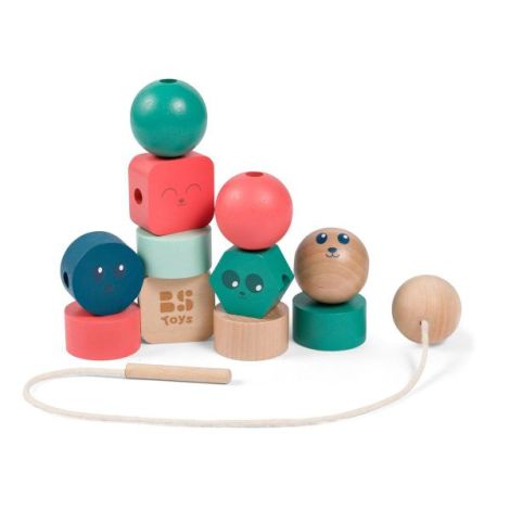 Margele mari de insirat din lemn, Junior Beads - poza 4