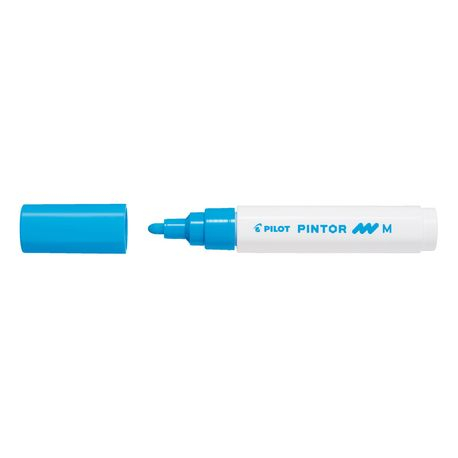 Marker cu vopsea Pilot Pintor M diverse culori 1.4 mm varf rotund Marker cu vopsea Pilot Pintor varf rotund 4.5 mm bleu